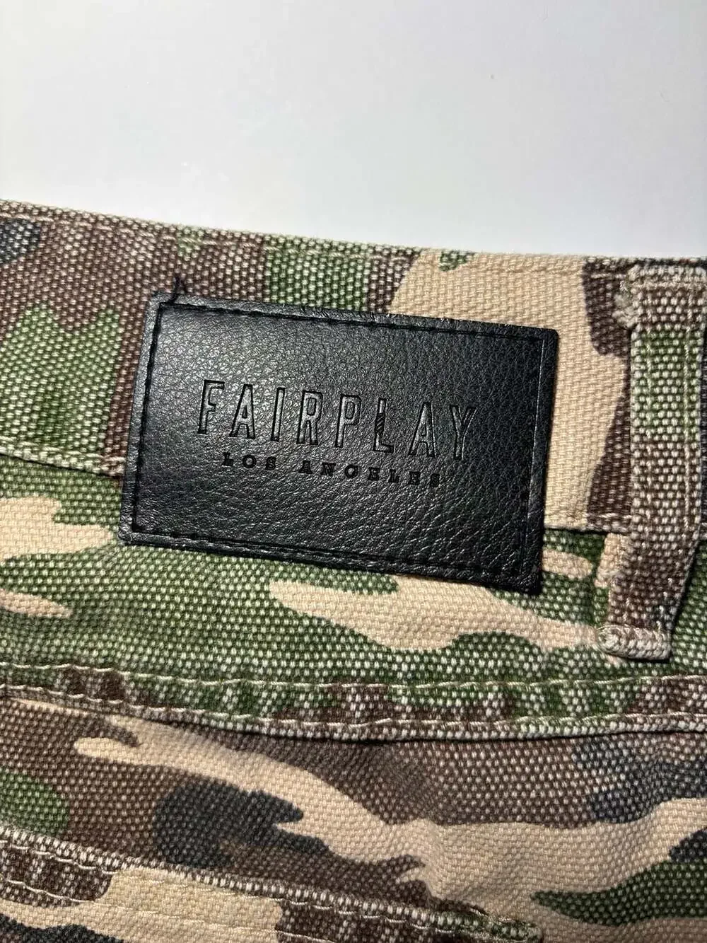Fairplay Los Angeles Camo Bondage Utility Cargo Pants